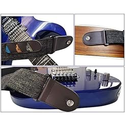 HOUSON Sangle de Guitare Style vintage, Sangle de guitare en coton sangles de guitare réglables avec longues extrémités… - Les Beatles, Paul McCartney, John Lennon, RIngo Starr, George Harrison HOUSON Sangle de Guitare Style vintage, Sangle de guitare en coton sangles de guitare réglables avec longues extrémités… – Image 4