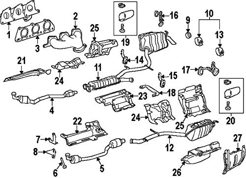 Mercedes-Benz 204 492 00 81, Catalytic Converter Gasket