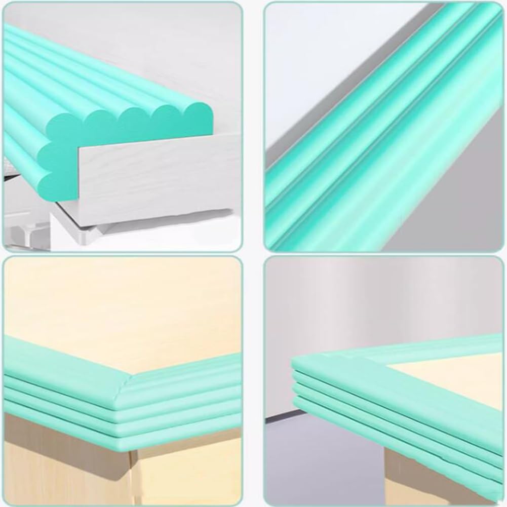Tiras de seguridad de espuma de 10 m, protector de bordes, anticolisión, para esquinas de mesa, a prueba de niños y seguridad en el hogar, amortiguación suave para niños y muebles