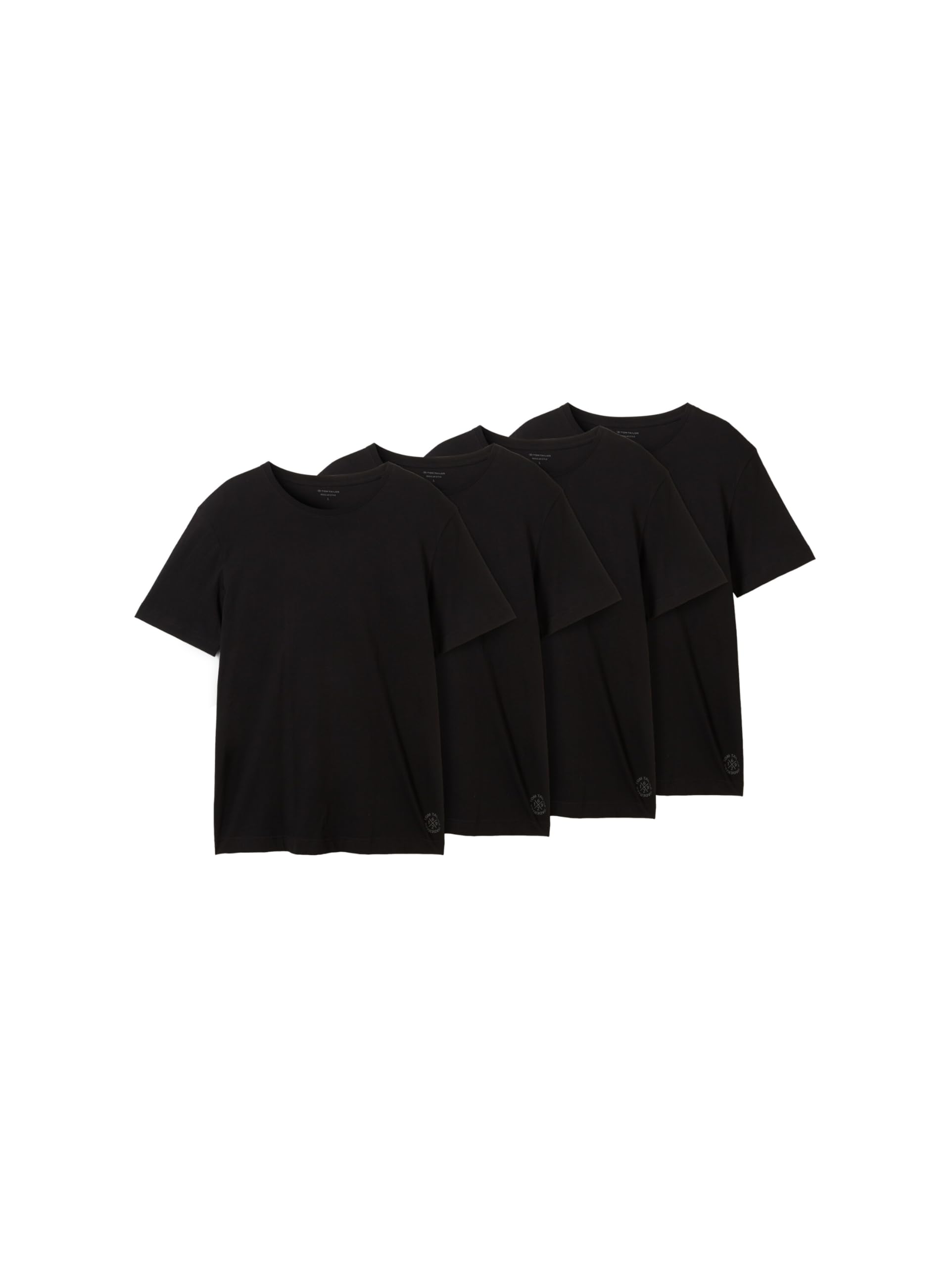 TOM TAILOR Men's Cotton T-Shirts Pack of 4