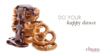 Chuao Chocolatier Chocolate Bar Pretzel Toffee Twirl 4 Pack
