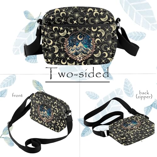 TOBGBE a Court Of And Roses Series Gifts Book Lover Crossbody Bag City of Stars Light Shoulder Purse Bag For Travel Daily Use2