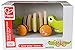 Hape Wooden Walk-A-Long Croc for Babies| Pull & Pull Walking Toy for Toddlers 12 Months and Up