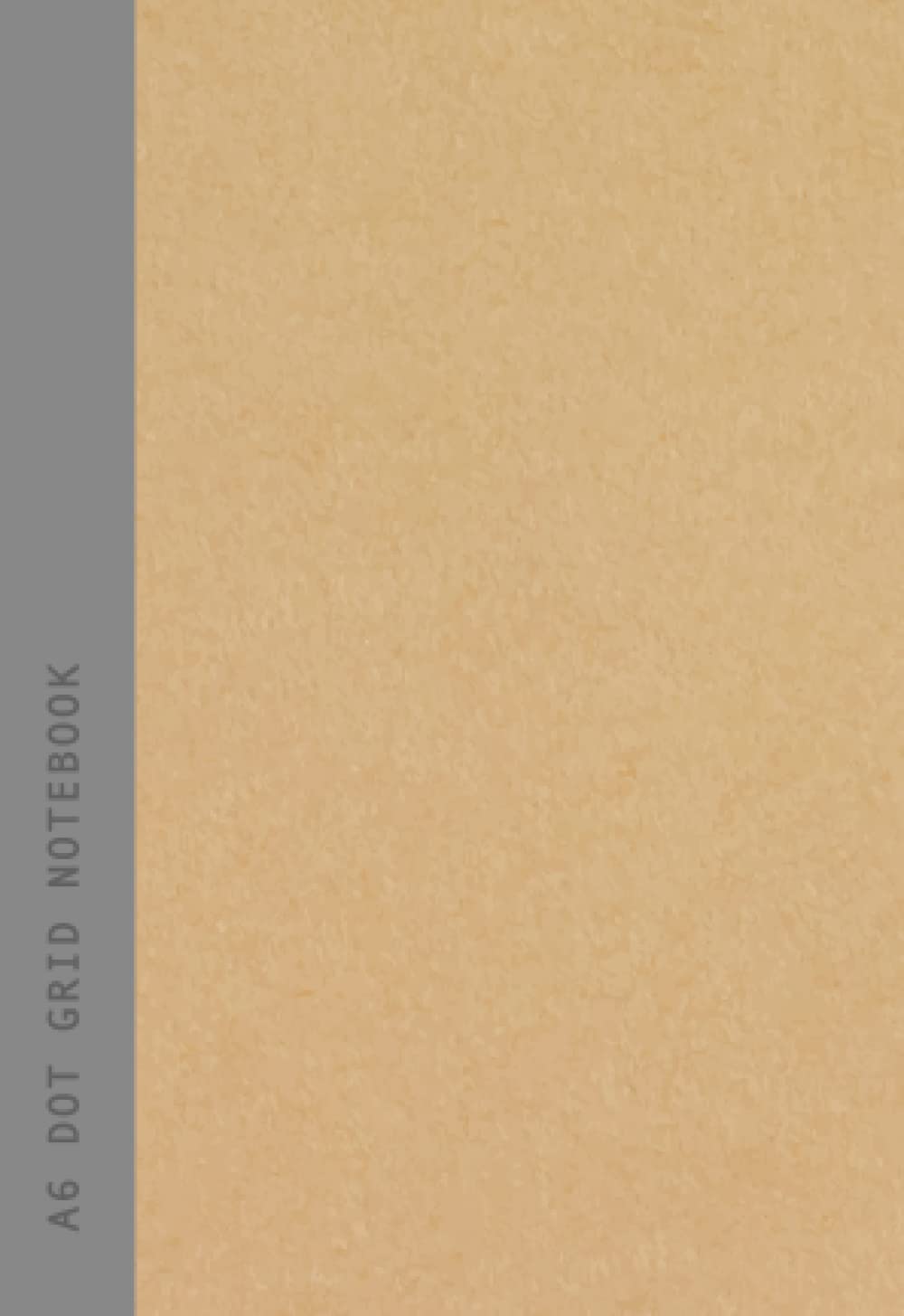 A6 Dot Grid Notebook: Grey Spine | Dotted Grid | School & College Subject or Course Buju Journal - 90 Pages Recycled Paper Softcover