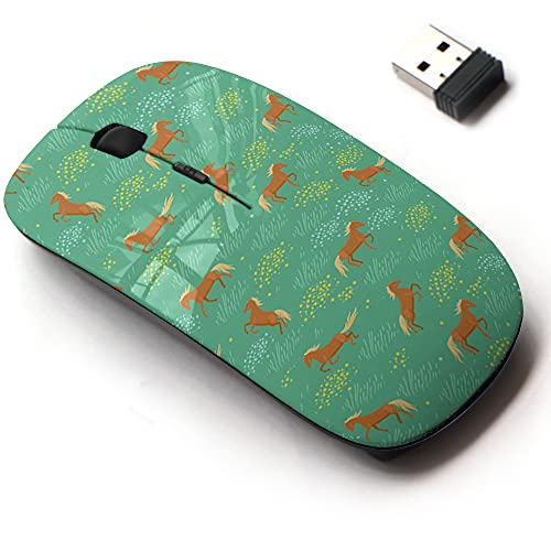 Ratón inalámbrico para ordenador portátil y escritorio con nano receptor USB