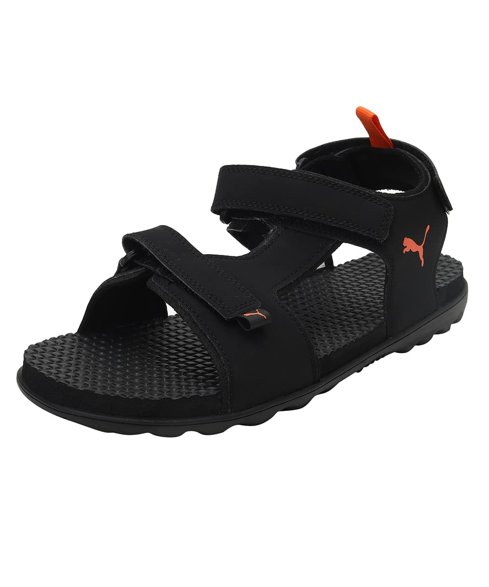 Puma Mens Blitz Black-Vibrant Orange Sandal-9 Kids UK (38097801) (B08HM4BYPP) Amazon Price History, Amazon Price Tracker