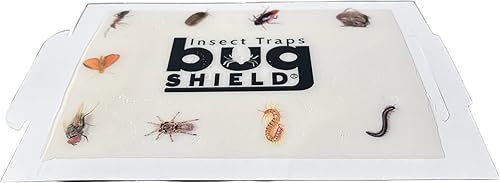 Miniatura 4 de Bug Shield - Trampas adhesivas de pegamento para 36 tableros de pegamento, todo tipo de incetes, arañas, cucarachas, hormigas, grillos de cueva y