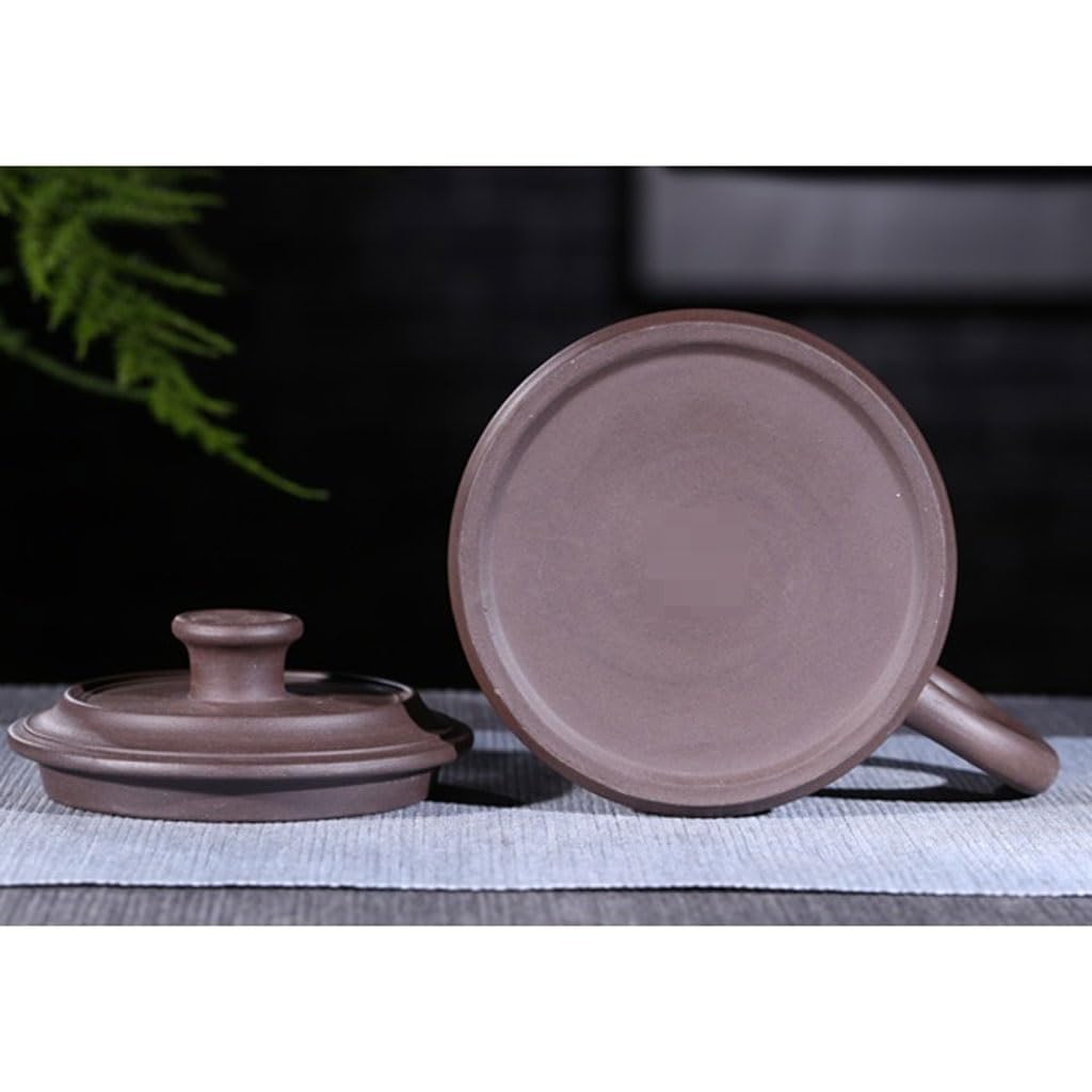 Filiżanki Matcha Filiżanka do kawy Fioletowy Piasek Kubek Ceramiczny Biurowy Kubek Do Herbaty Osobisty Męski Kubek do herbaty z pokrywką Zestaw do herbaty 430 ml Zestaw do herbaty Kubek do herbaty