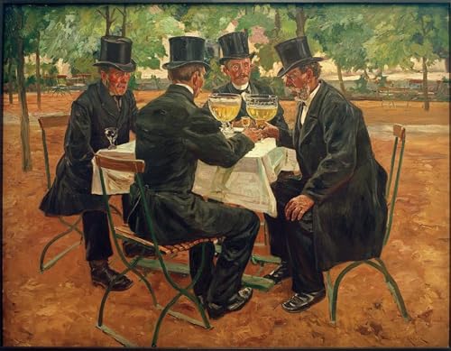 Tableau Fossoyeur à la Bière Blanche de Franck impression sur toile premium 60x90