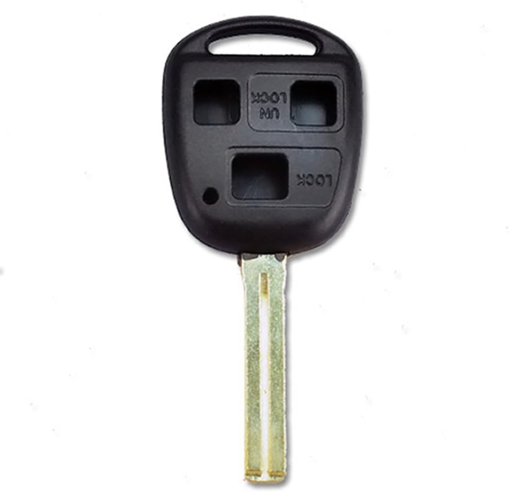 Remote Smart Key Case Shell Fob for Lexus GX470 2003 2004 2005 2006 2007 2008 2009 HYQ1512V No Chip 3 Buttons Uncut 42mm Blade Key Case Fob