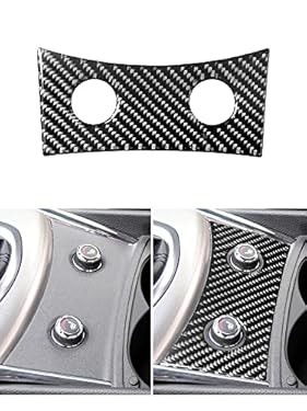 AMAZON - for Infiniti G37 Sedan 2010-2013 Carbon Fiber Black Stickers Car Interior Decorative Accessories (No Heated seat)