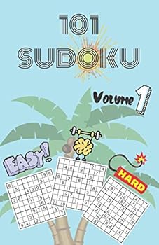 Paperback 101 Sudoku Volume 1: Facile à difficile - Gros caractères - Livre petit format - Solutions [French] Book