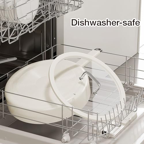 Générique Non Stick Frying Pans, Stir-Fry Pan, Titanium Cookware, Ceramic Coating Pot, Even-Heat Cooking, for Induction, Electric Stove, Oven Use, Kitchen Tools, Daily Meal Prep – Image 6