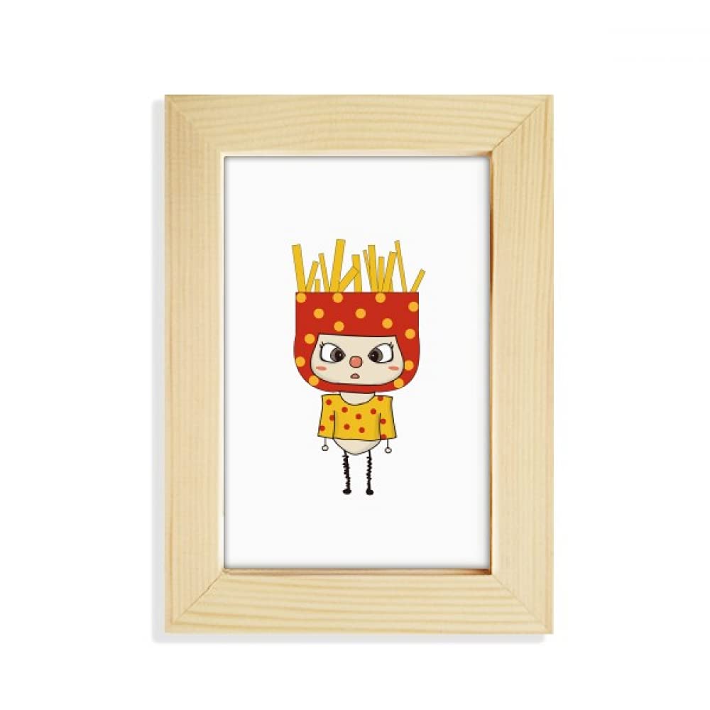 Cadre photo Food Frenchfries 12,7x17,8 cm habille un mur vide de cuisine
