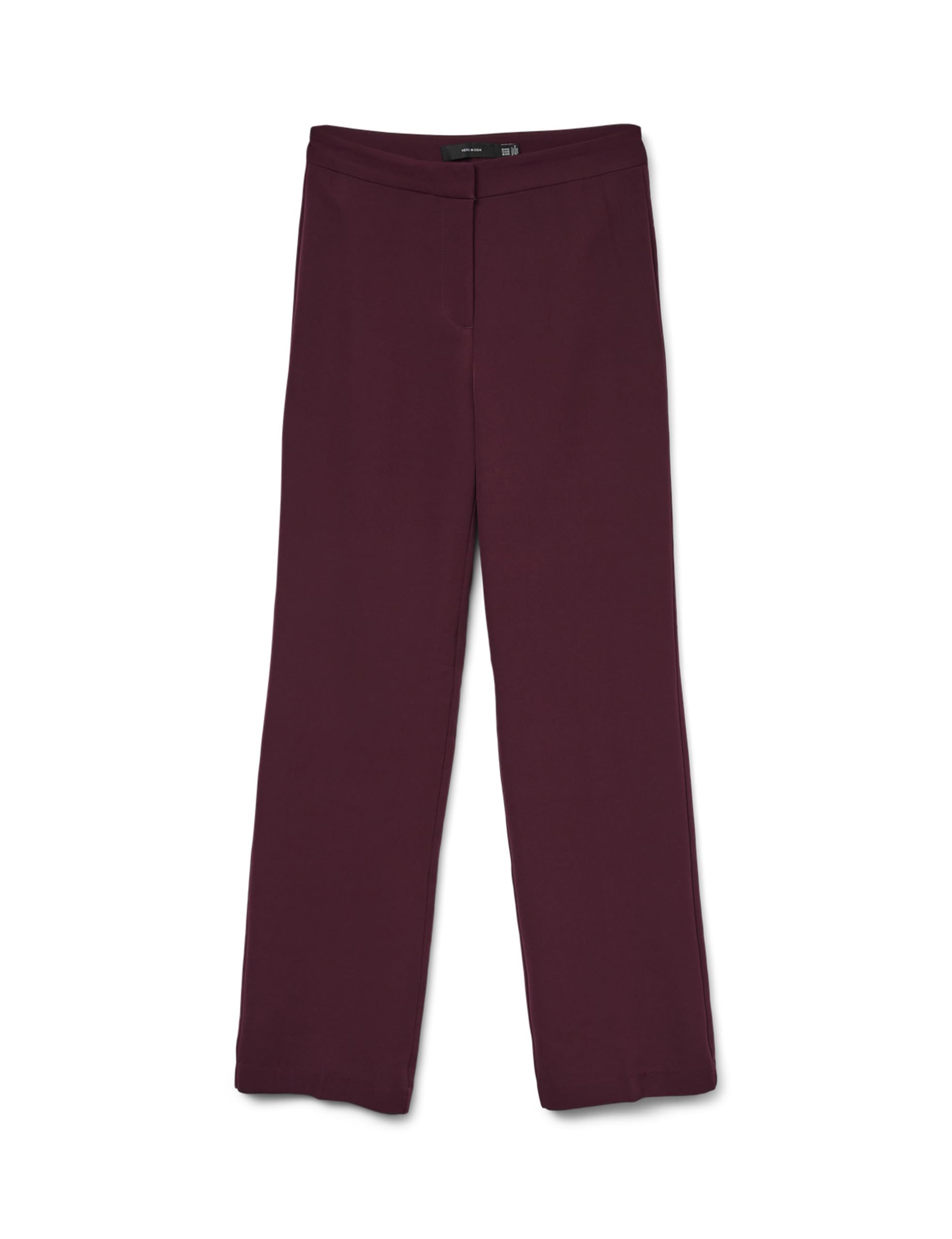 VERO MODA Vmayar Mw Straight Pant Ent, Winetasting, M / 34L