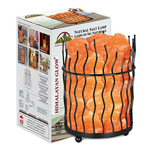 Himalayan Glow 1332 Amber Salt Basket Lamp