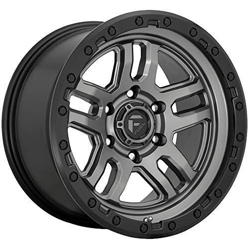 FUEL OFF-ROAD D701 AMMO 17X9, 5X5.0, 4.53, -12mm MATTE GUN METAL BLACK BEAD RING - D70117907545