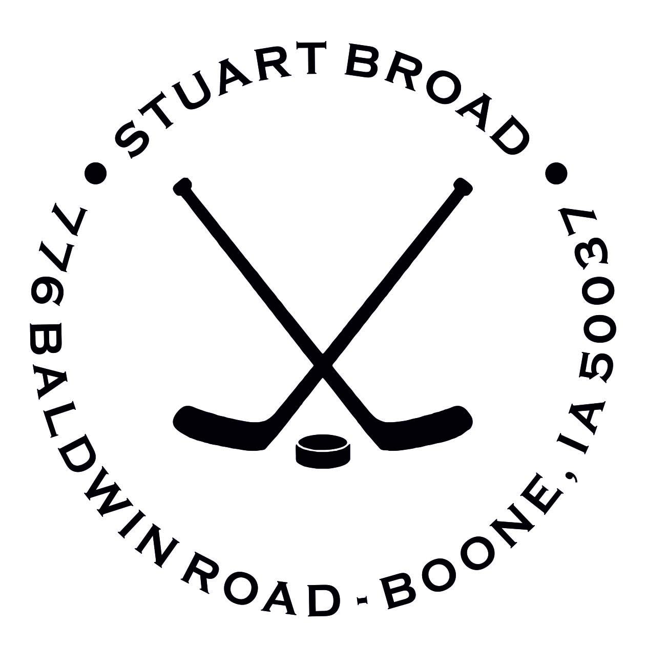 Custom Sports Embosser - Personalize with Name & Address - Hand-Held Embossing Stamp - Monogram, Seal Embosser Best for Books, Envelopes, Napkins - 1.625 inch