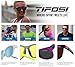 Tifosi Swank Sunglasses (Avant Clear/Smoke Bright Blue Mirror Lenses)