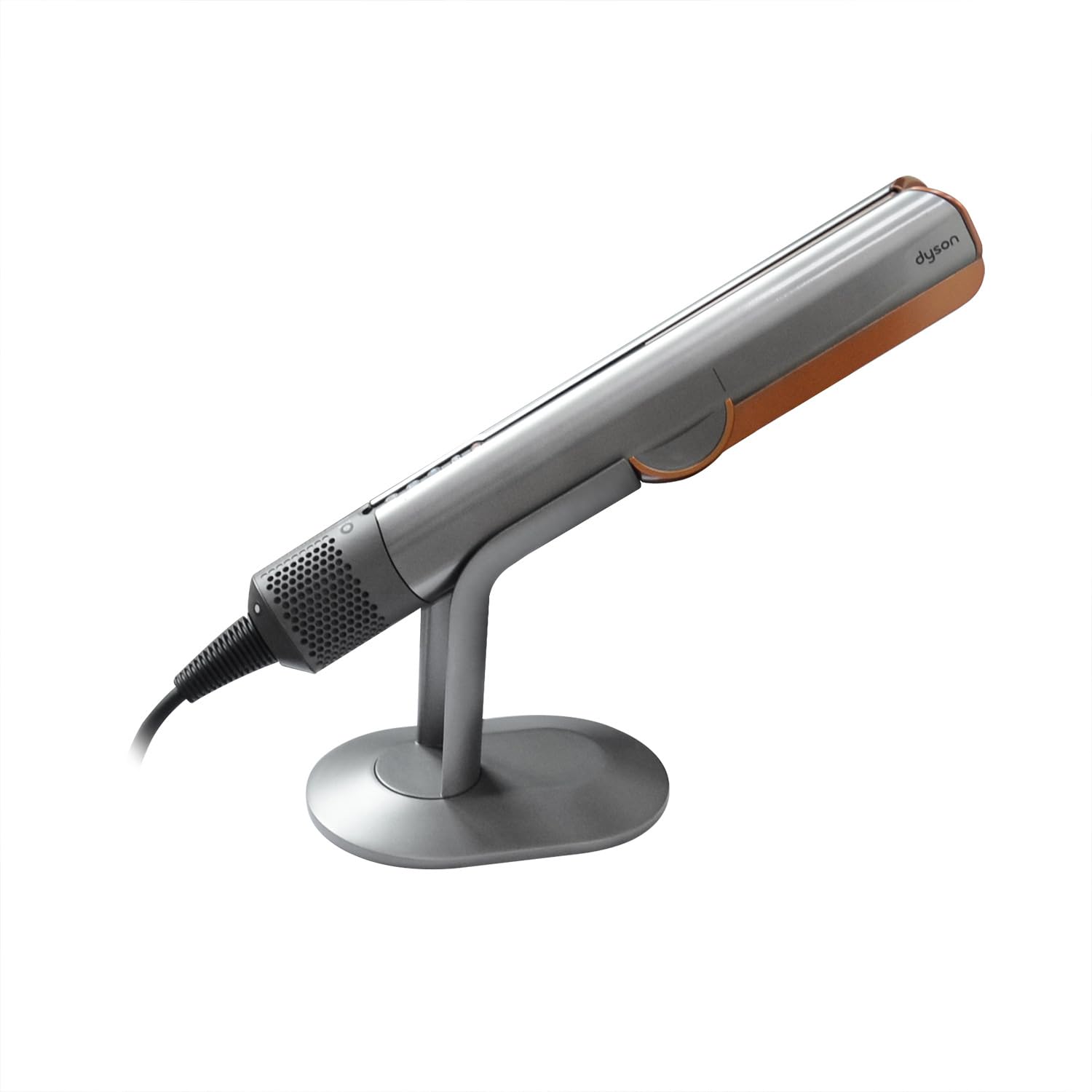 Glätteisen-Halter, kompatibel mit Dyson Airstrait, Desktop-Display-Ständer kompatibel mit Dyson Airstrait Glätteisen, Desktop-Organizer, kompatibel mit Dyson Haartrockner (Silber)