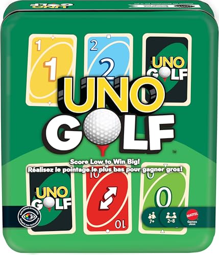 Mattel Games UNO Golf Card Game in Storage & Travel