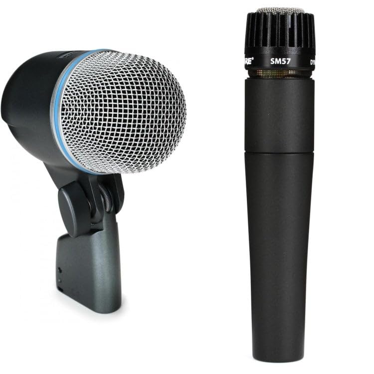 Shure Beta 52 and SM57 Kick and Snare Dynamic
