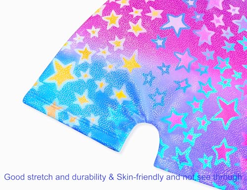 Image of Domusgo Gymnastics Leotards for Girls Sparkly One Piece Biketard Size 1-10Y