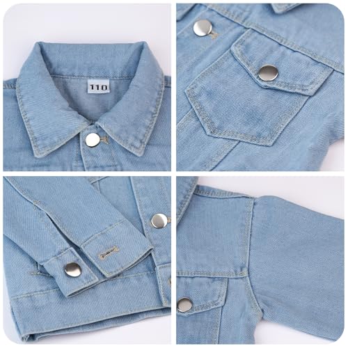 Custom Toddler Denim Jacket with Name, Personalized baby Jean Jacket, Personalized Baby Gifts for Girl Boy4