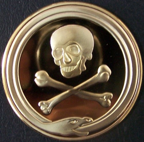 Oshi RegaliaMedieval Crusades Knight Templar Secret Masonic Memento Mori Death Skull Medal