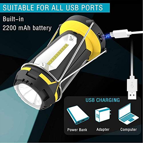 Lanterna de campismo LED recarregável, FdrirectPortable 1200mAh luzes de acampamento lanternas luzes