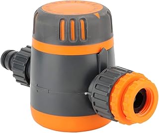 Temporizador de água mecânico, G3/4" G1/2" Temporizador digital de água para torneira de mangueira, temporizador de aspersor de jardim ao ar livre, para sistema de controle de irrigação por gotejamento de jardim e gramado