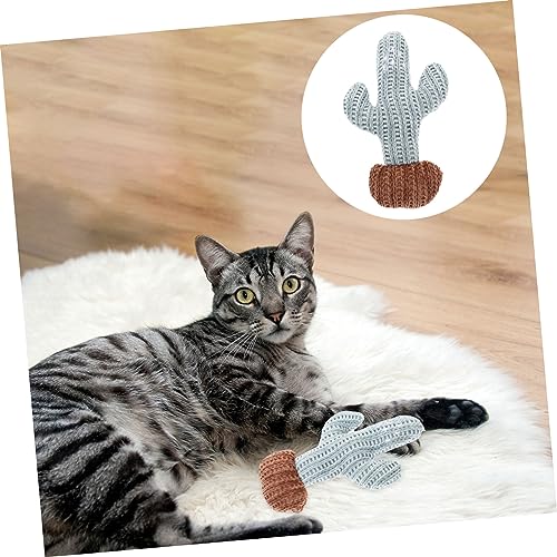 BESPORTBLE Interaktives Plüsch-Spielzeug Mit Katzenminze Cartoon-kätzchen-Design Kauspielzeug Für Haustier-Katzen Geeignet Zum Kratzen Und Zerren Für Beschäftigung