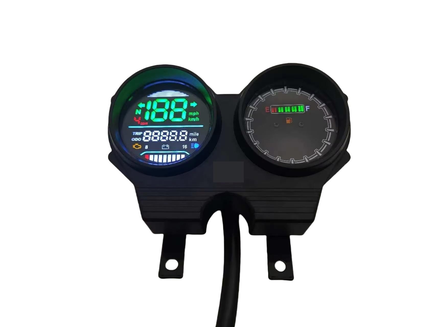 Velocímetro Digital para el conjunto del medidor indicador | Panel odómetro indicador del velocímetro de la motocicleta para el conjunto del medidor del indicador del medidor para