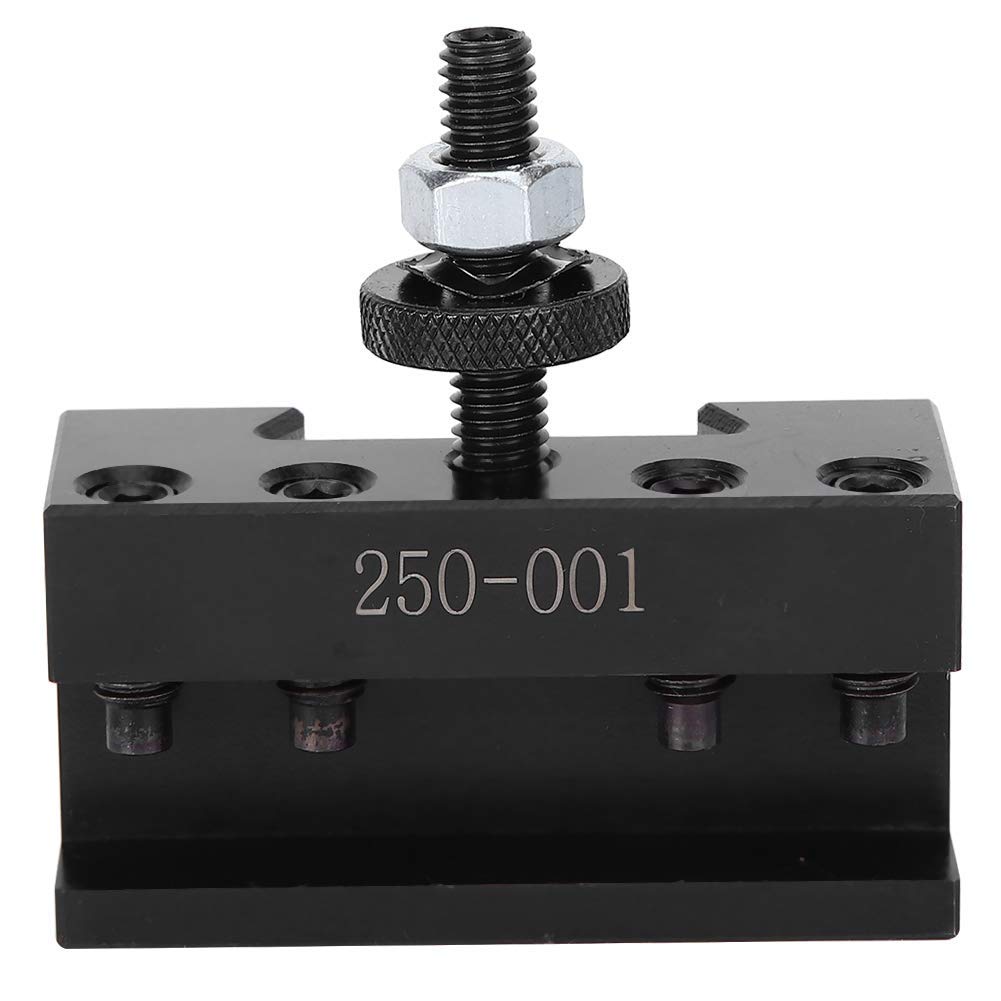 Portautensili a Cambio Rapido, Mini Utensili per Tornio, Portautensili per Tornio Durevole in Acciaio ad Alto Tenore di Carbonio con Tornitura CNC, ca. 1,3 cm/0,5 Pollici(250-001)