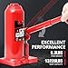 DNA Motoring 6 tons / 13228 lbs Lifting Automotive Welded Hydraulic Bottle Jack for Repair Vehicle, Pickup, Truck, w/Manual Handle, Red,TOOLS-00355