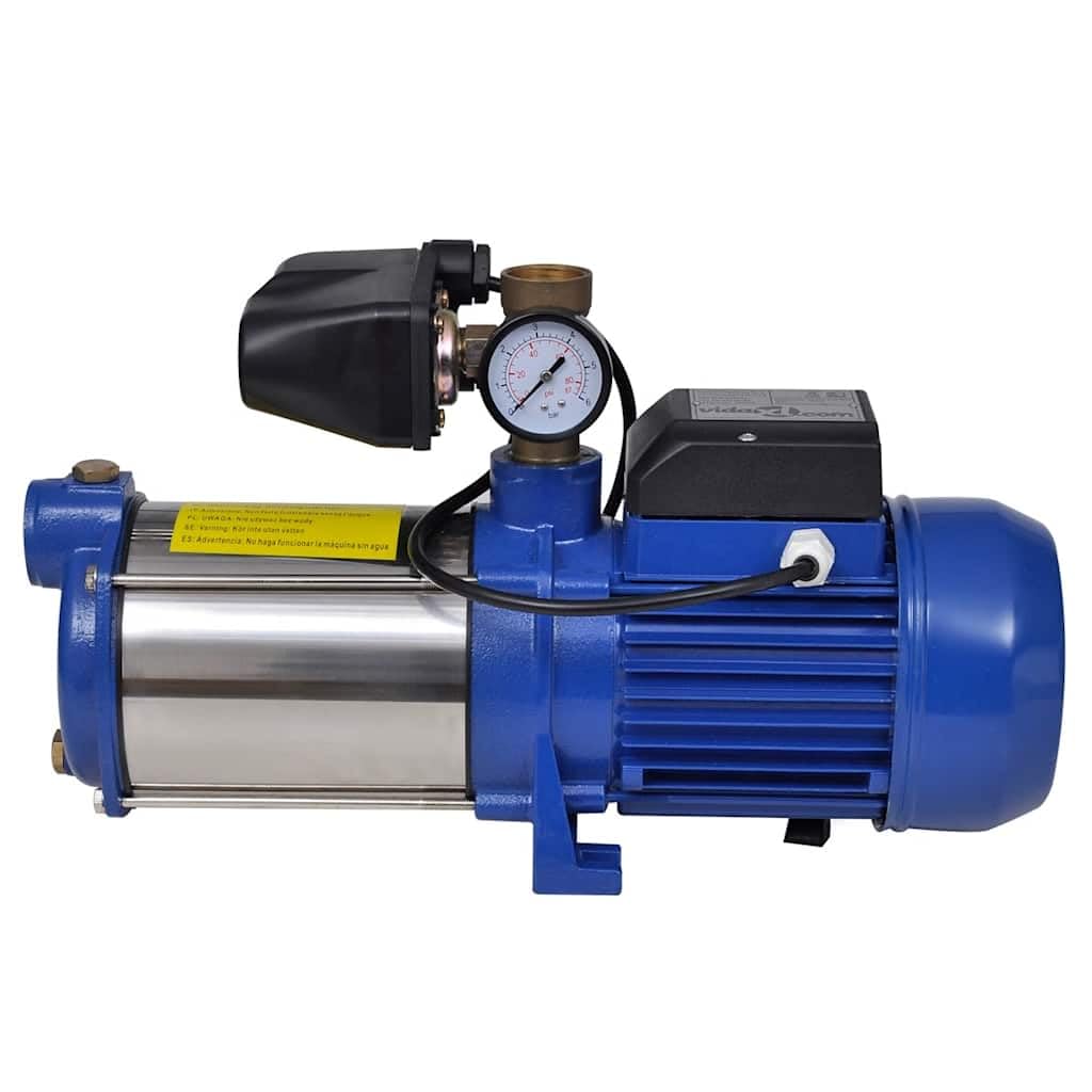 Strahlpumpe mit Messgerät 1300 W 5100 L/h blau