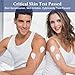KEDSUM TENS Unit Pads 4 Pairs, Latex-Free Replacement Pads Electrode Patches with Upgraded Self-Adhesive Snap-on Performance and Non-Irritating Design for Electrotherapy