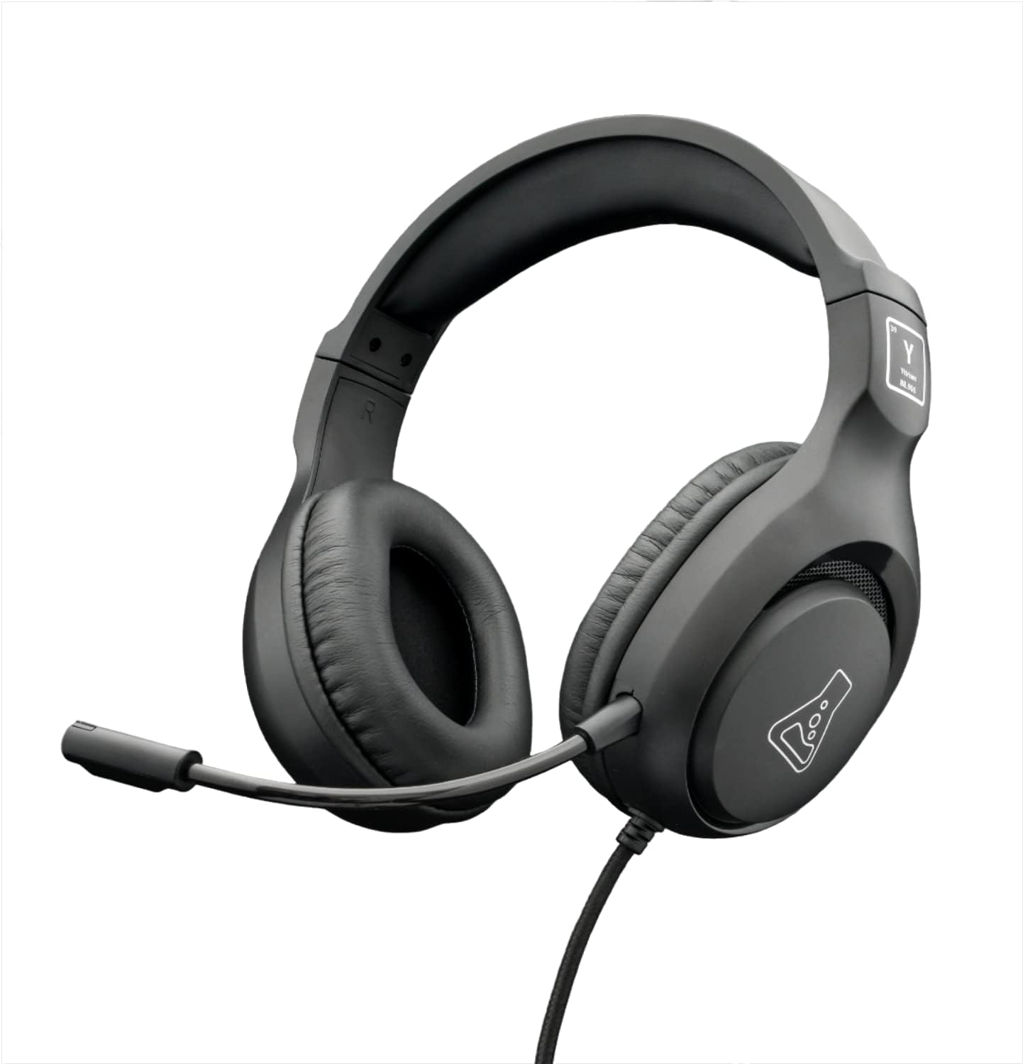 G Lab Korp Yttrium Gaming Headset for PC, PS4/PS5, Xbox, Switch - Foldable Mic, High Bass, 3.5 mm Jack - New 2022