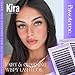 Pawotence Kira Lash Clusters Wispy Cluster Eyelash Extensions 10-18mm Individual Lashes DIY Cluster Lashes Extension Soft Comfortable Eyelash Clusters with Thin Band