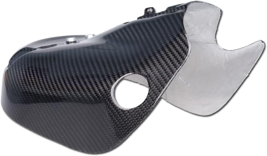 MC 100% 3K Real Carbon Fiber Exhaust Muffler Heat Shield Fit for Ducati Panigale 959 1299 Glossy Twill Weave Motorcycle Bodykit Cowling Replacement Part