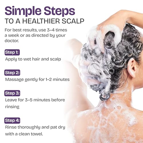 Image of Psoriasis Shampoo for Eczema, and Folliculitis Treatment - Seborrheic Dermatitis Antifungal Shampoo for Ringworm, Acne, Flaking, Dry & Itchy Scalp Treatment - Psoriasis Relief with Manuka Honey