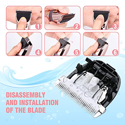 Dog Clippers High Power Dog Clipper Low Noise Plug-in Dog Professional Pet Grooming Clippers Kit Setfor Medium Large Cat Dog Sheep Animal - Image 6