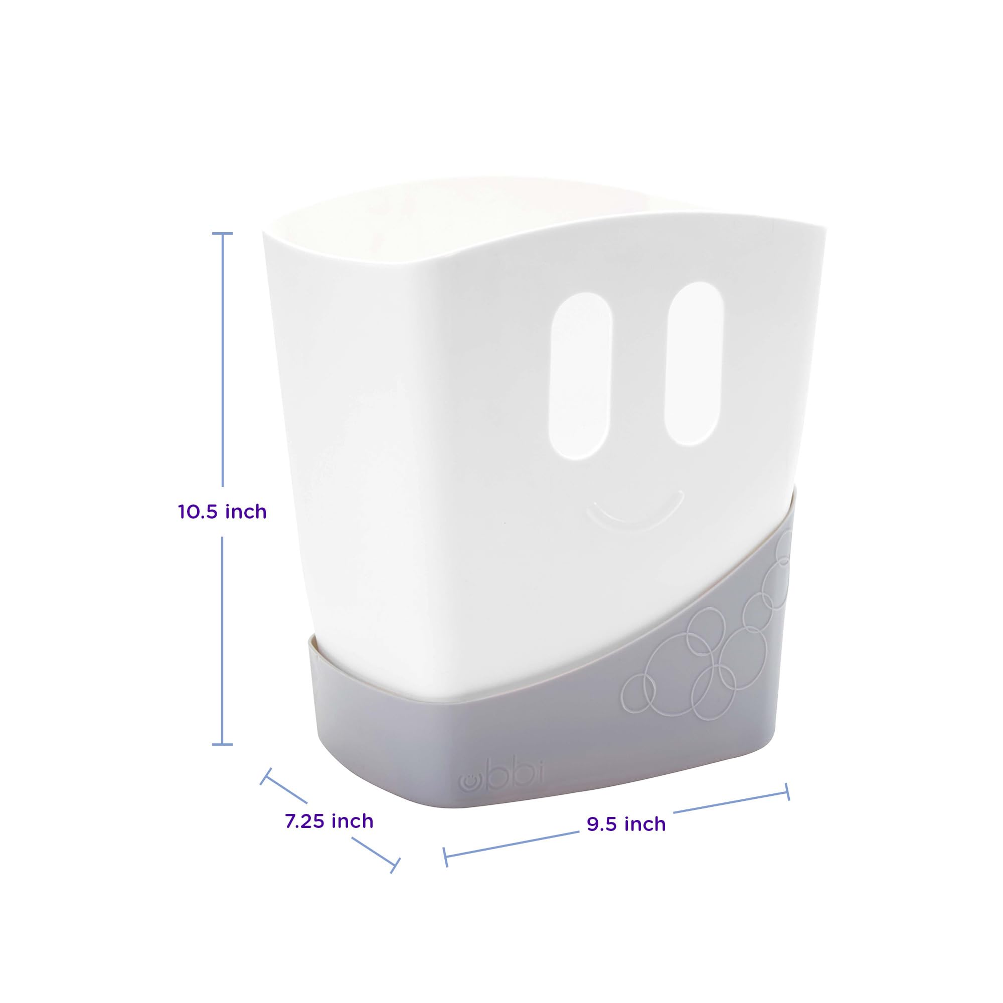 Ubbi Cestino Organizer per Giochi da Bagno, Grigio