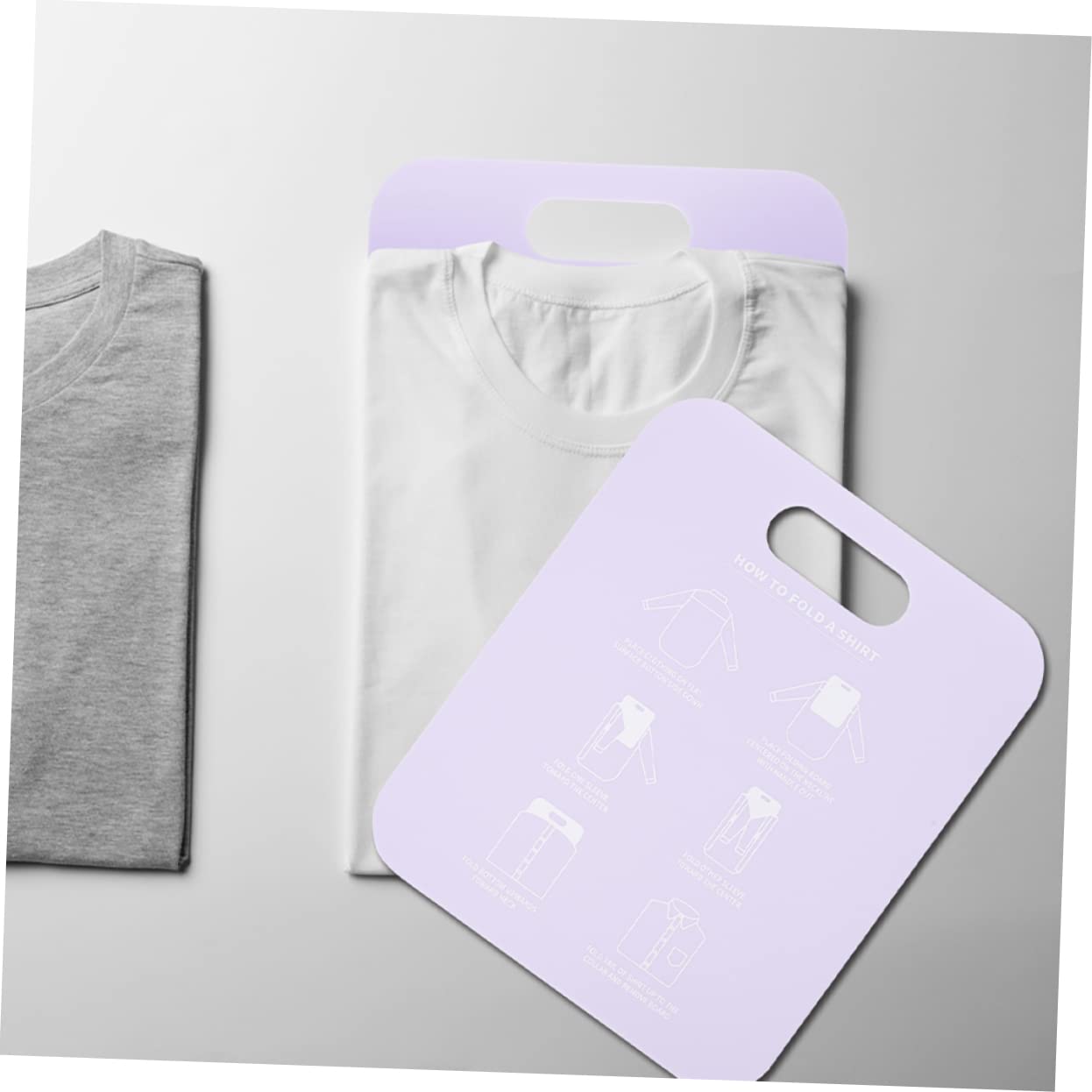 HOOTNEE 3pcs Clothes Folding Board Easy T Shirt Shirt Organizer Lightweight Folding Board for Travel Home Use