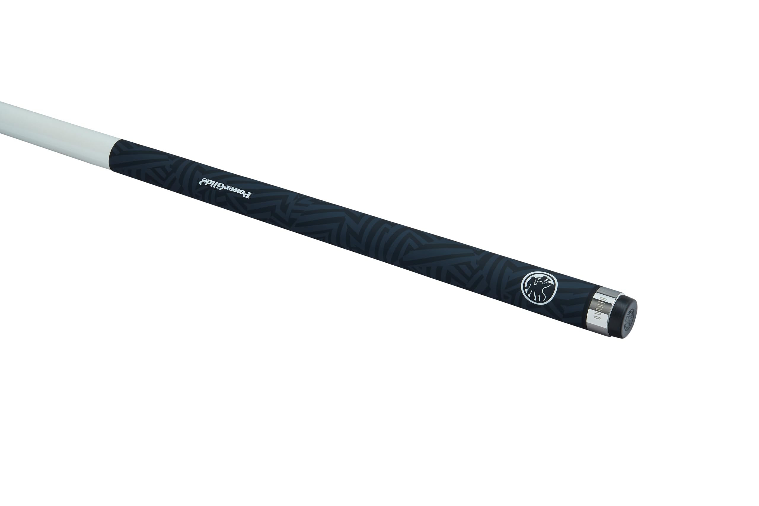 POWERGLIDE Quanta Pool-Queue, 3K Carbon- und Verbundverstärkter Schaft und Hintern, Edelstahl-Schnellspann-Uni-Loc-Gelenk, Mattes EasyGlide-Schaft-Finish, 10 mm Spitze, volle Größe, 144,8 cm