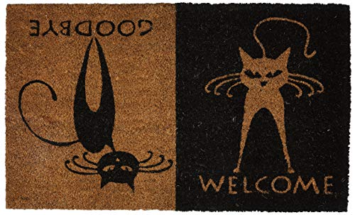 玄関マット ココヤシ繊維 キャット