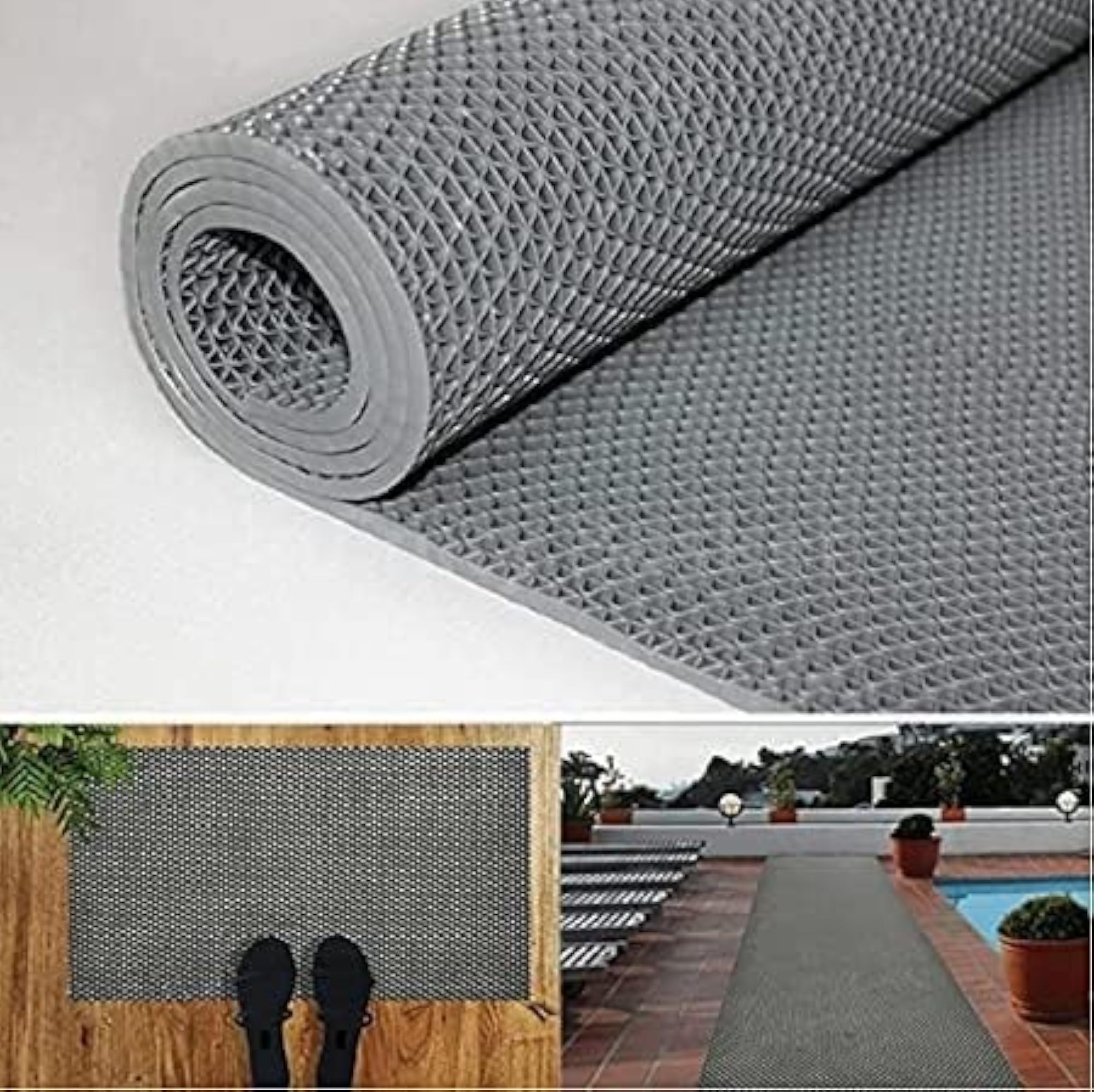 Quick Dry Absorbent Rubber Backed Bathroom Mat