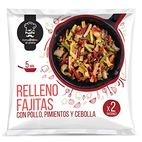 DIA AL PUNTO relleno para fajitas con pollo y verduras bolsa 300 gr