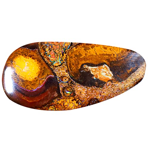 Opale Boulder Koroit naturelle multicolore de 27.17 ct pour création de bijou unique