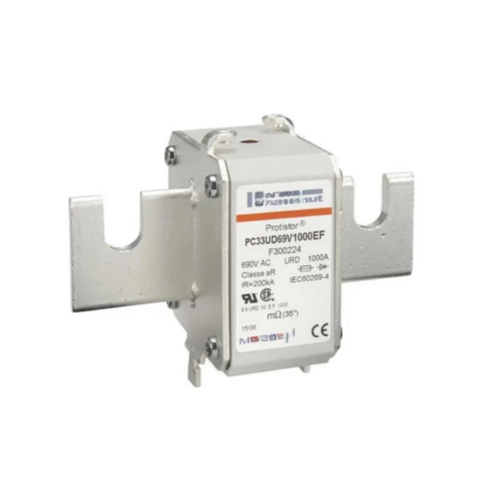 Fusible PC33UD60V1800EF pour la protection des parcs de semi-conducteurs
